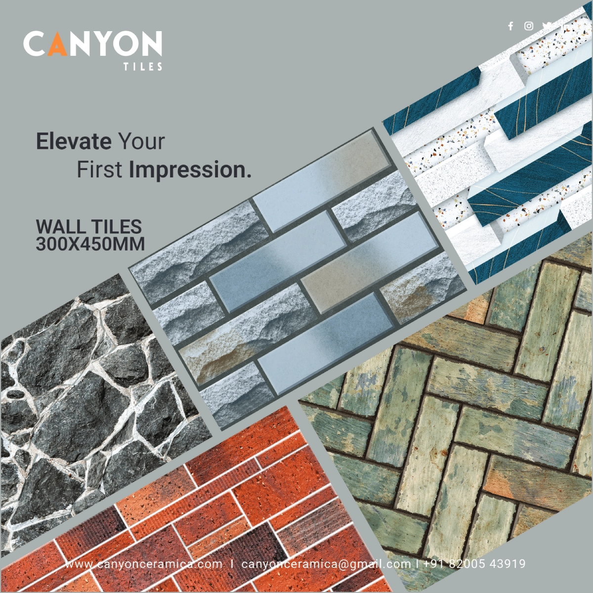 Wall Tiles 300x450mm